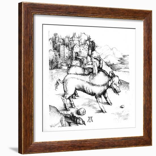 Monstrous Pig-Albrecht Dürer-Framed Giclee Print