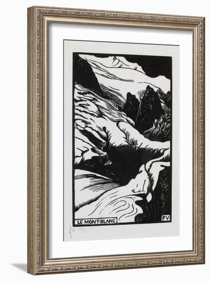 Mont-Blanc, 1892-Félix Vallotton-Framed Giclee Print