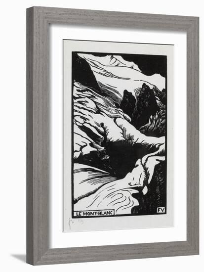 Mont-Blanc, 1892-Félix Vallotton-Framed Giclee Print