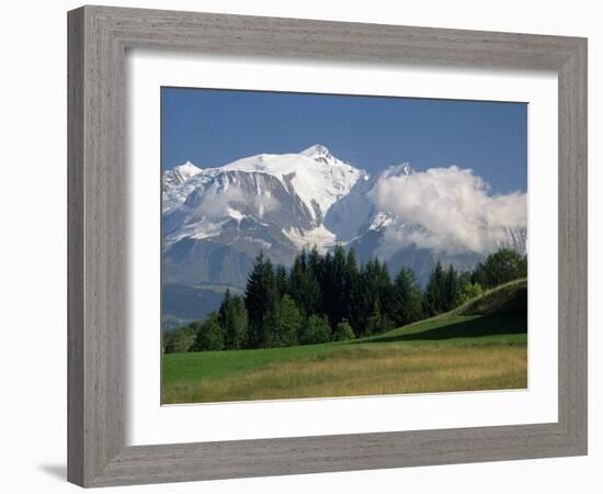 Mont Blanc, Haute Savoie, Rhone Alpes, French Alps, France-Michael Busselle-Framed Photographic Print