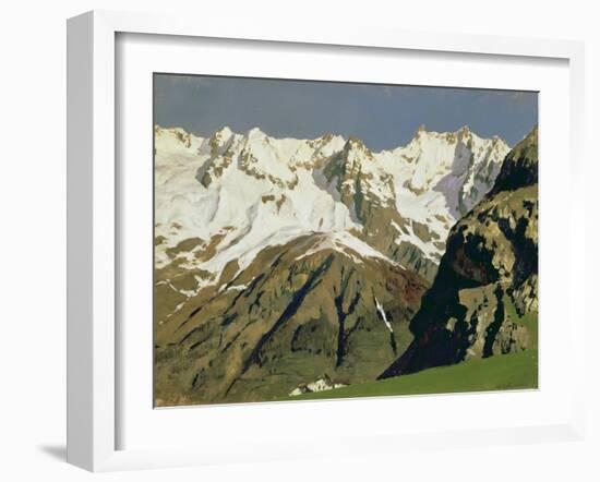 Mont Blanc Mountains, 1897-Isaak Ilyich Levitan-Framed Giclee Print