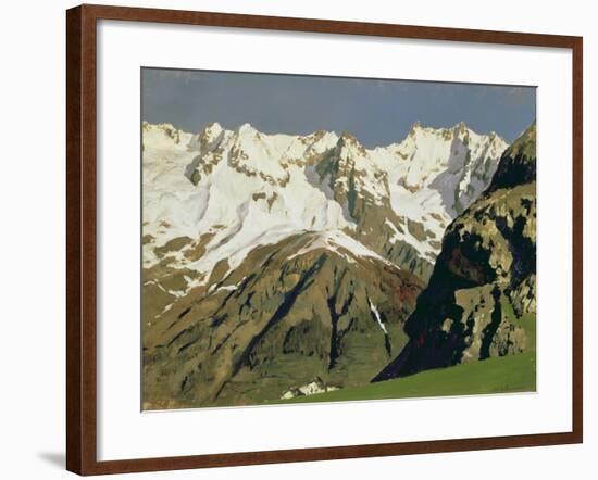 Mont Blanc Mountains, 1897-Isaak Ilyich Levitan-Framed Giclee Print