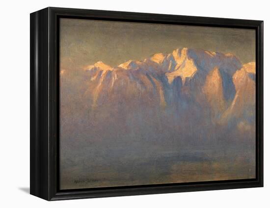 Mont Blanc (Oil on Canvas Laid down on Board)-Adrian Scott Stokes-Framed Premier Image Canvas