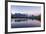 Mont Blanc Reflected During Twilight in Lac Des Cheserys, Haute Savoie, French Alps, France-Roberto Moiola-Framed Photographic Print