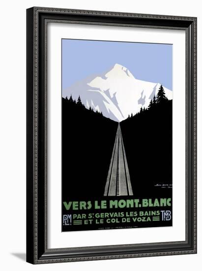 Mont Blanc Swiss Alps-null-Framed Giclee Print