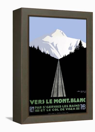 Mont Blanc Swiss Alps-null-Framed Premier Image Canvas