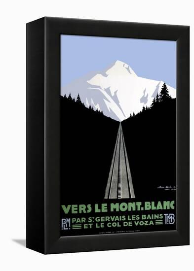 Mont Blanc Swiss Alps-null-Framed Premier Image Canvas