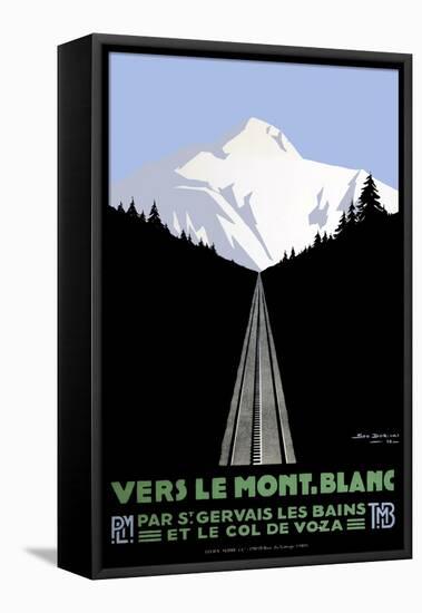 Mont Blanc Swiss Alps-null-Framed Premier Image Canvas