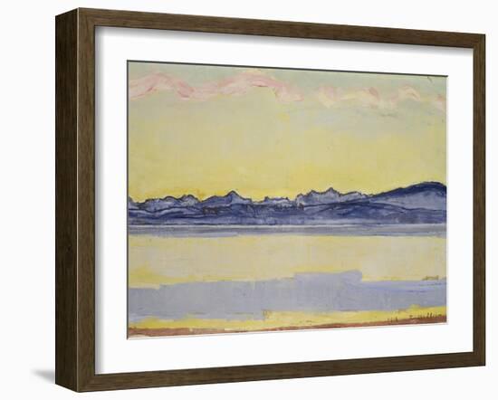 Mont Blanc with Red Clouds, 1918-Ferdinand Hodler-Framed Giclee Print