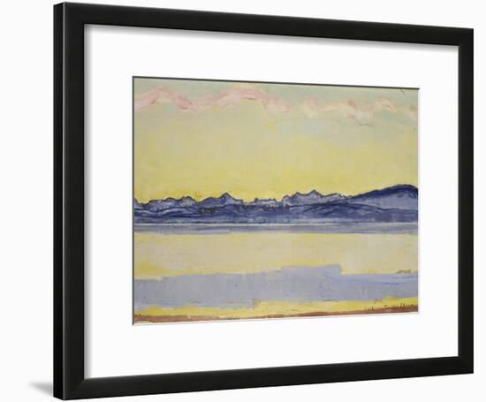 Mont Blanc with Red Clouds, 1918-Ferdinand Hodler-Framed Giclee Print