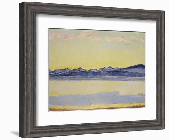 Mont Blanc with Red Clouds, 1918-Ferdinand Hodler-Framed Giclee Print