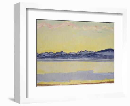 Mont Blanc with Red Clouds, 1918-Ferdinand Hodler-Framed Giclee Print