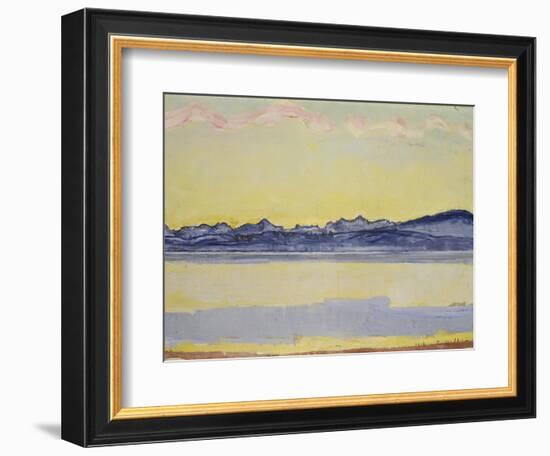 Mont Blanc with Red Clouds, 1918-Ferdinand Hodler-Framed Giclee Print