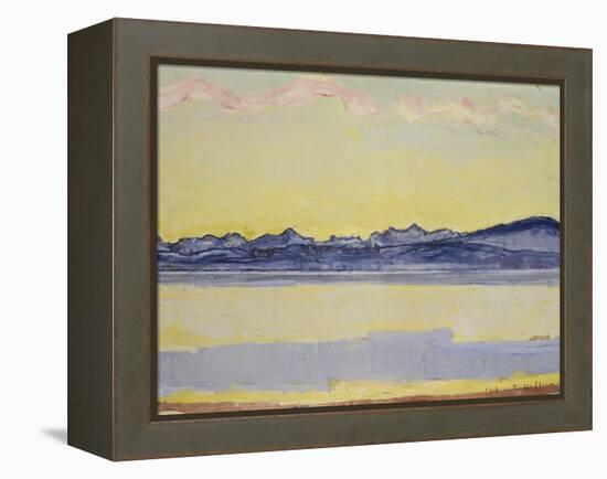 Mont Blanc with Red Clouds, 1918-Ferdinand Hodler-Framed Premier Image Canvas