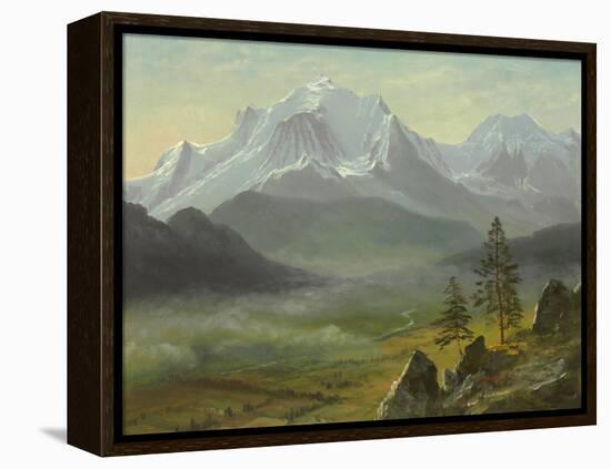 Mont Blanc-Albert Bierstadt-Framed Premier Image Canvas