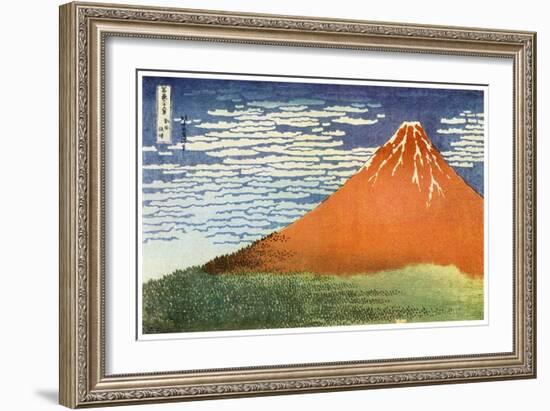 Mont Fuji, Japan, C1823-Katsushika Hokusai-Framed Giclee Print