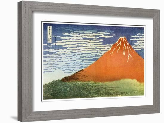 Mont Fuji, Japan, C1823-Katsushika Hokusai-Framed Giclee Print