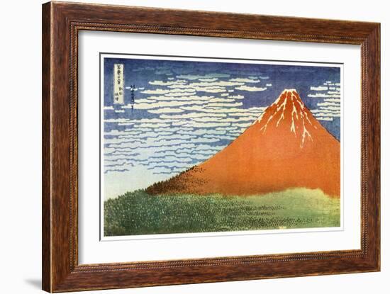 Mont Fuji, Japan, C1823-Katsushika Hokusai-Framed Giclee Print