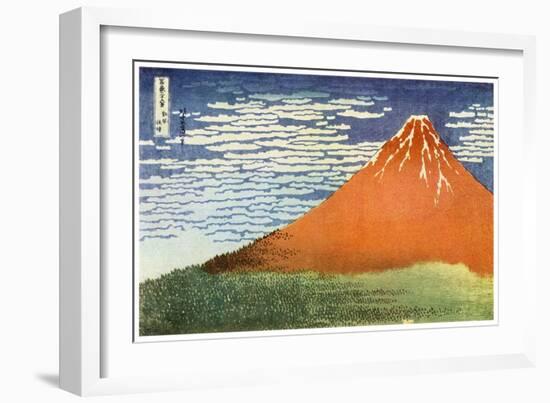 Mont Fuji, Japan, C1823-Katsushika Hokusai-Framed Giclee Print