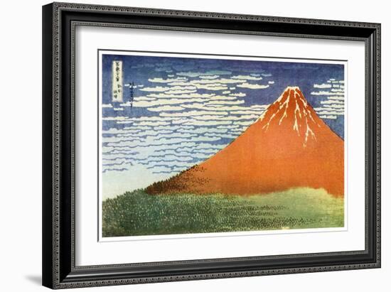 Mont Fuji, Japan, C1823-Katsushika Hokusai-Framed Giclee Print