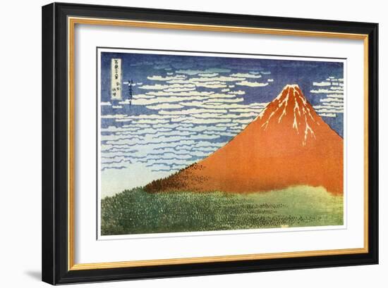 Mont Fuji, Japan, C1823-Katsushika Hokusai-Framed Giclee Print