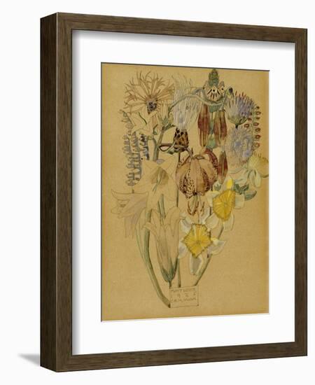 Mont Louis, Flower Study, 1925-Charles Rennie Mackintosh-Framed Giclee Print