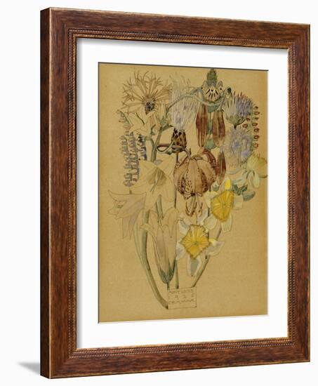 Mont Louis, Flower Study, 1925-Charles Rennie Mackintosh-Framed Giclee Print