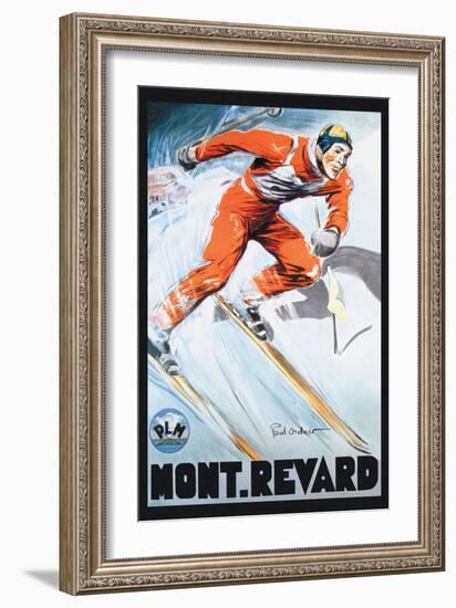 Mont. Revard-Paul Ordner-Framed Art Print