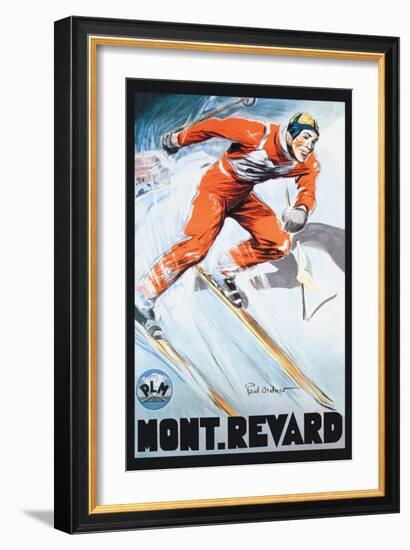 Mont. Revard-Paul Ordner-Framed Art Print