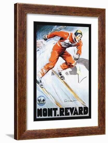 Mont. Revard-Paul Ordner-Framed Art Print