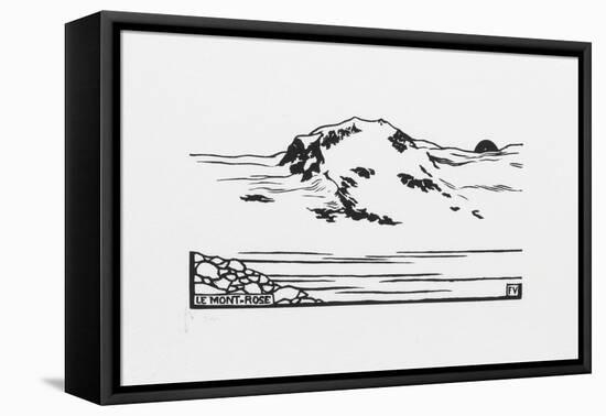 Mont-Rose, 1892-Félix Vallotton-Framed Premier Image Canvas