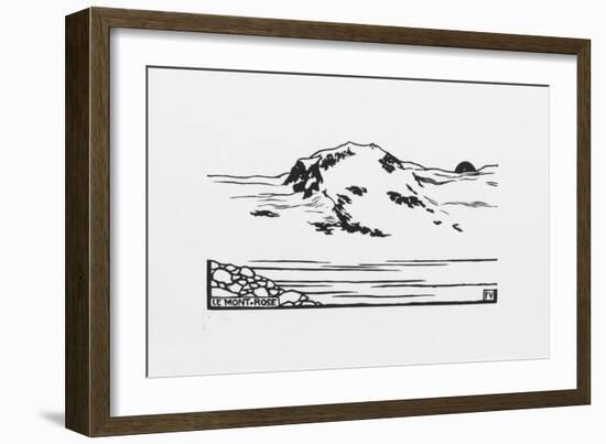 Mont-Rose, 1892-Félix Vallotton-Framed Giclee Print