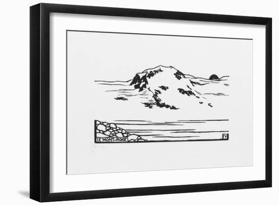 Mont-Rose, 1892-Félix Vallotton-Framed Giclee Print