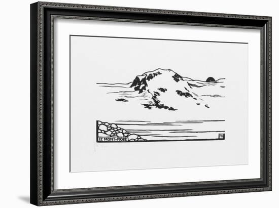 Mont-Rose, 1892-Félix Vallotton-Framed Giclee Print