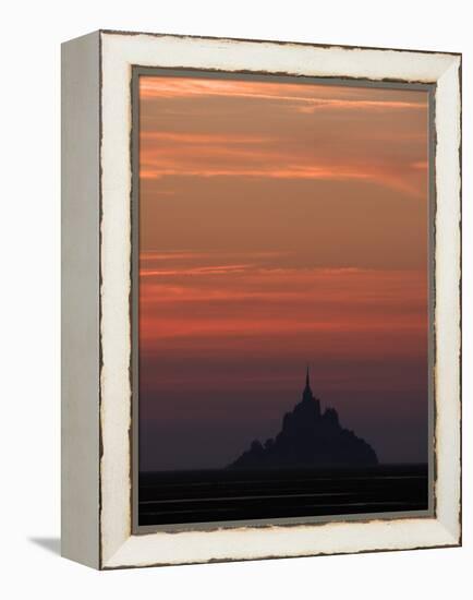 Mont Saint Michel at Night-Philippe Manguin-Framed Premier Image Canvas