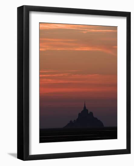 Mont Saint Michel at Night-Philippe Manguin-Framed Photographic Print