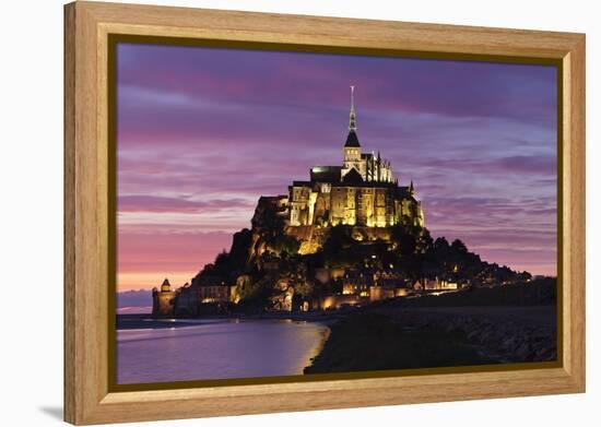 Mont Saint Michel at Sunset-Markus Lange-Framed Premier Image Canvas