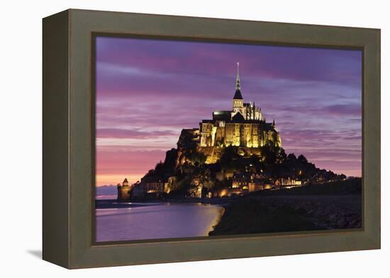 Mont Saint Michel at Sunset-Markus Lange-Framed Premier Image Canvas