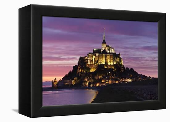 Mont Saint Michel at Sunset-Markus Lange-Framed Premier Image Canvas