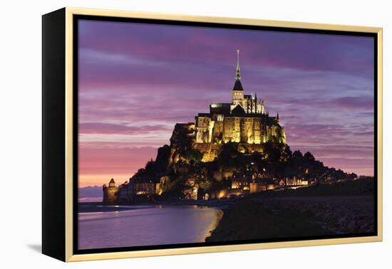 Mont Saint Michel at Sunset-Markus Lange-Framed Premier Image Canvas