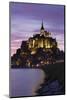 Mont Saint Michel at Sunset-Markus Lange-Mounted Photographic Print