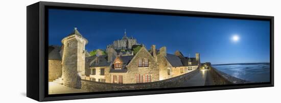 Mont Saint Michel Curtain Wall-Philippe Manguin-Framed Premier Image Canvas