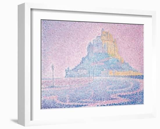 Mont Saint-Michel, Fog and Sun, 1897-Paul Signac-Framed Giclee Print