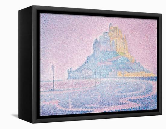 Mont Saint-Michel, Fog and Sun, 1897-Paul Signac-Framed Premier Image Canvas