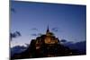 Mont Saint Michel Is a Tidal Island in Normandy, Approximately One Kilometre Off the French Coast-LatitudeStock-Mounted Photographic Print