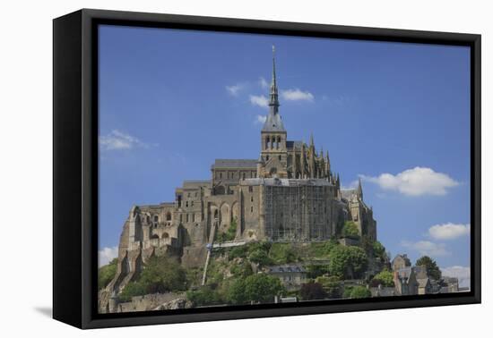 Mont Saint-Michel Is an Island Commune in Normandy, France-Mallorie Ostrowitz-Framed Premier Image Canvas