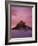 Mont Saint-Michel (Mont St. Michel) at Sunset, La Manche Region, Normandy, France, Europe-Roy Rainford-Framed Photographic Print