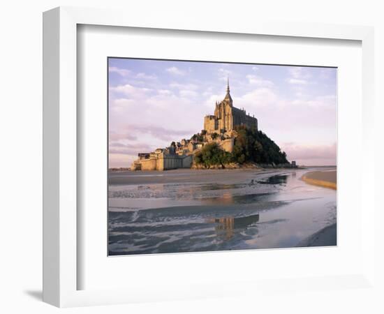 Mont Saint Michel (Mont-St. Michel), Manche, Normandie (Normandy), France-Bruno Morandi-Framed Photographic Print