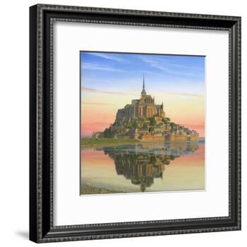 Mont Saint Michel Morn-Richard Harpum-Framed Art Print