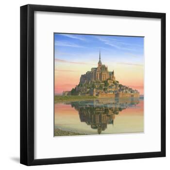 Mont Saint Michel Morn-Richard Harpum-Framed Art Print